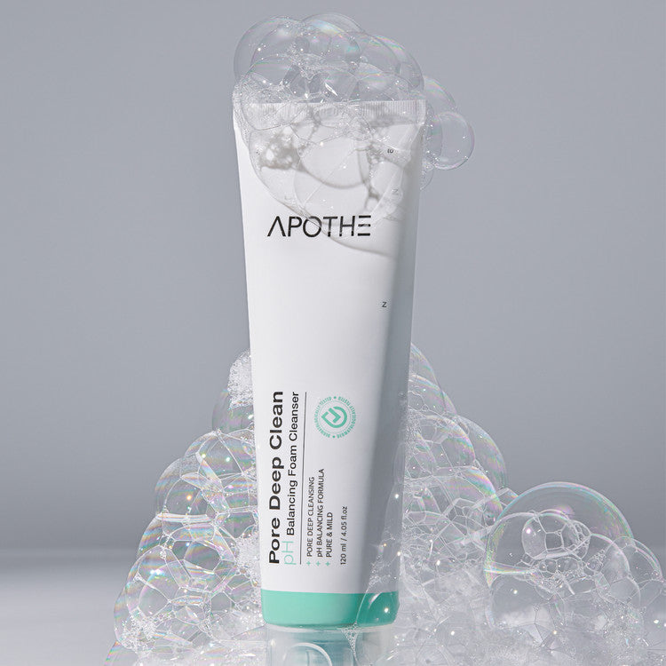 APOTHE Pore Deep Clean pH Balancing Foam Cleanser – Spumă de Curățare Profundă cu pH Echilibrat