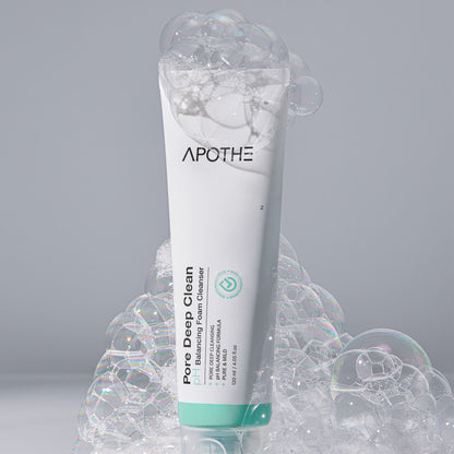 APOTHE Pore Deep Clean pH Balancing Foam Cleanser – Spumă de Curățare Profundă cu pH Echilibrat
