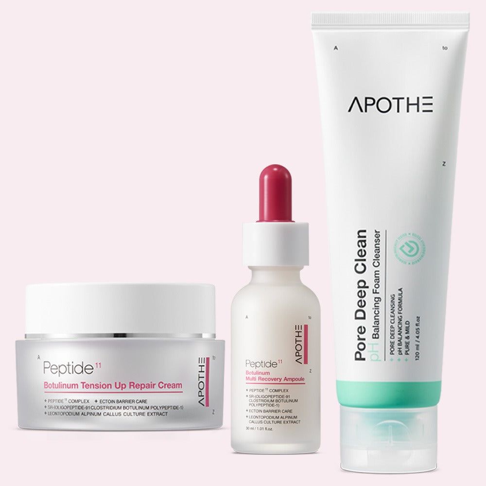 APOTHE Anti-Aging Essential Set — Curățare, regenerare și fermitate, testate dermatologic