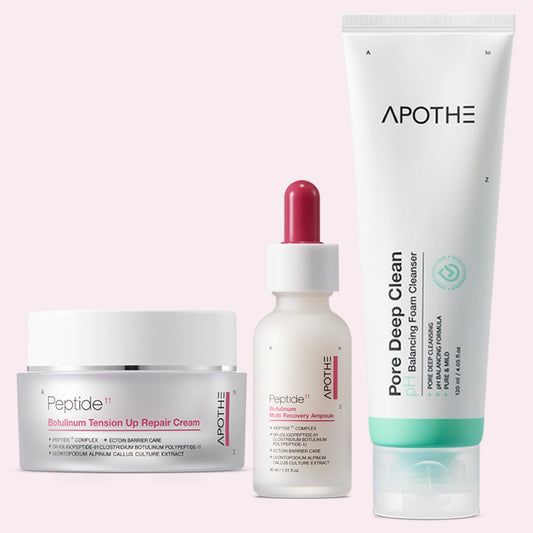 APOTHE Anti-Aging Essential Set — Curățare, regenerare și fermitate, testate dermatologic