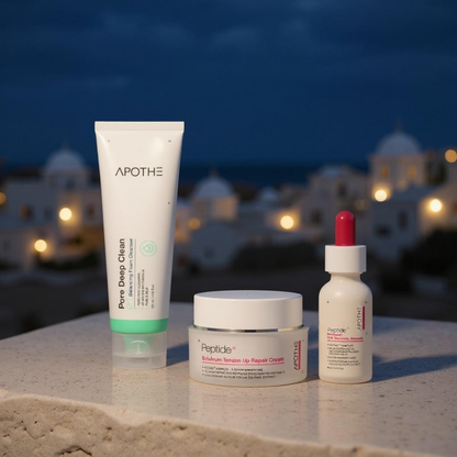 APOTHE Anti-Aging Essential Set — Curățare, regenerare și fermitate, testate dermatologic
