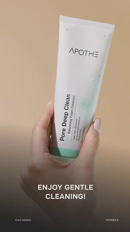 Spumă de Curațare profundă și Puncte negre+ reglează Ph pielii