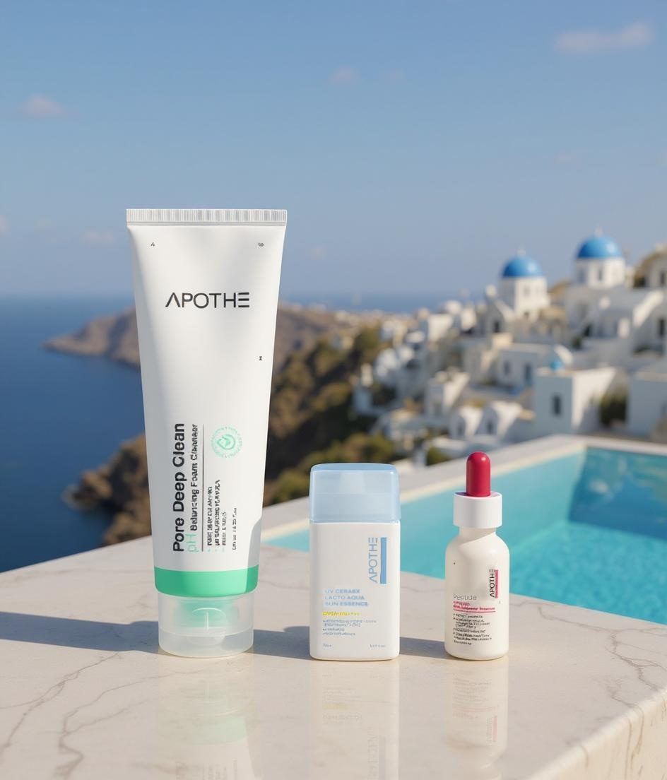 APOTHE Essential Care Set — Curățare, Protecție și Antiaging, testate dermatologic